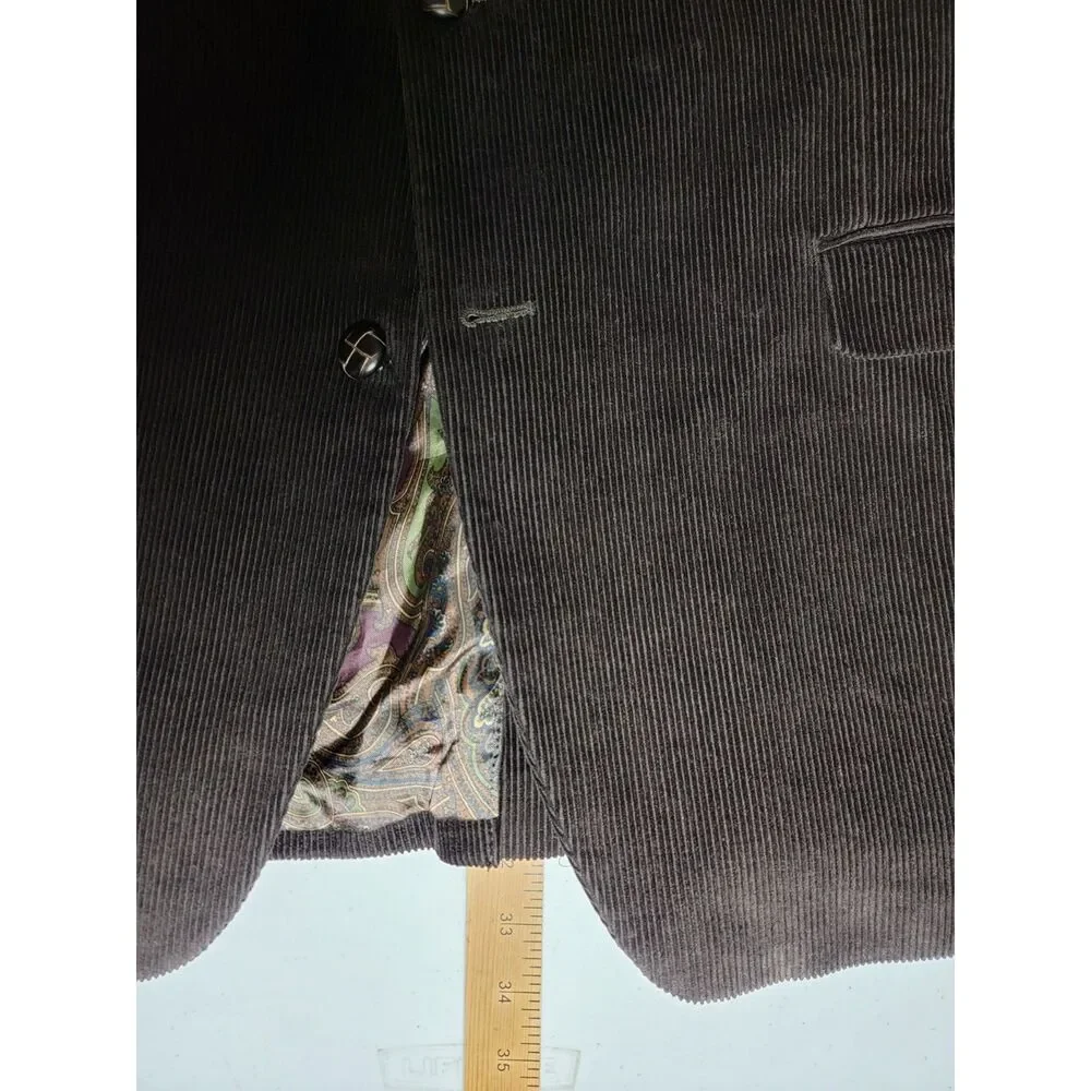 Lauren Ralph Lauren Brown Corduroy Blazer Suit Jacket - 46L